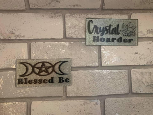 Glitter Plaque with stand