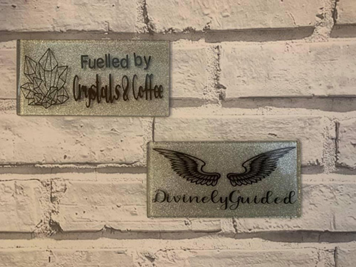 Glitter Plaque with stand
