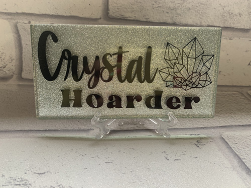 Glitter Plaque with stand