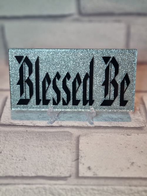 Glitter Plaque with stand