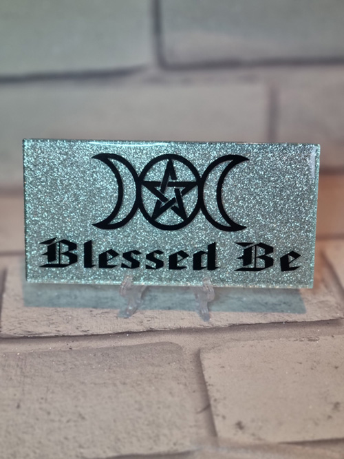 Glitter Plaque with stand