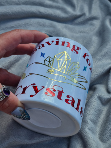money box close up crystal funds
