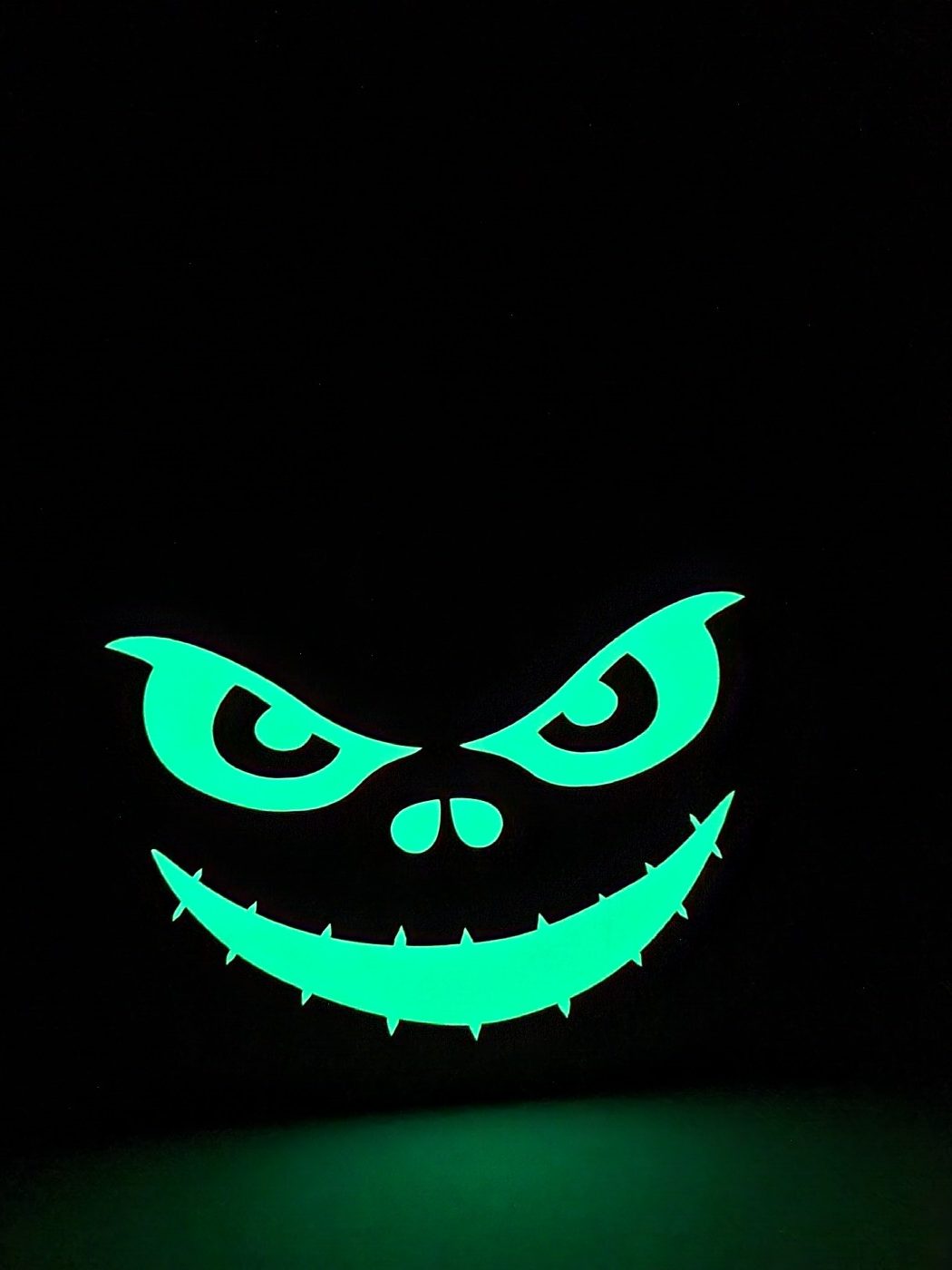 Scary Face Pumpkin Glow in the dark