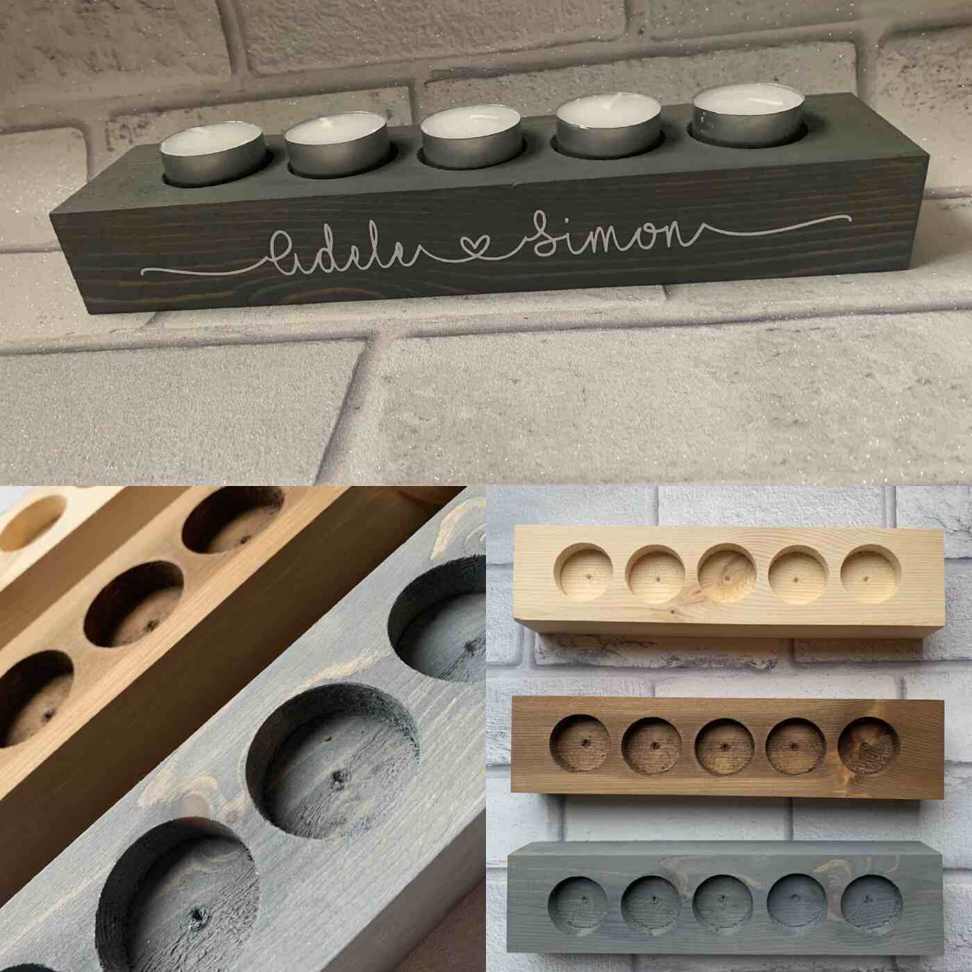 Personalised Tealight Holder