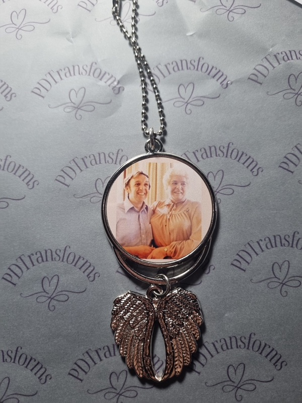 Memorial Hanging Angel Wings