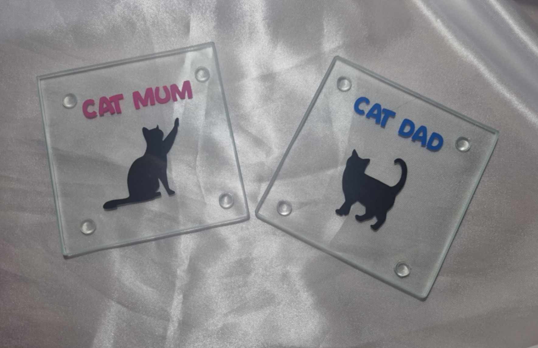 Cats Protection Glass Coaster