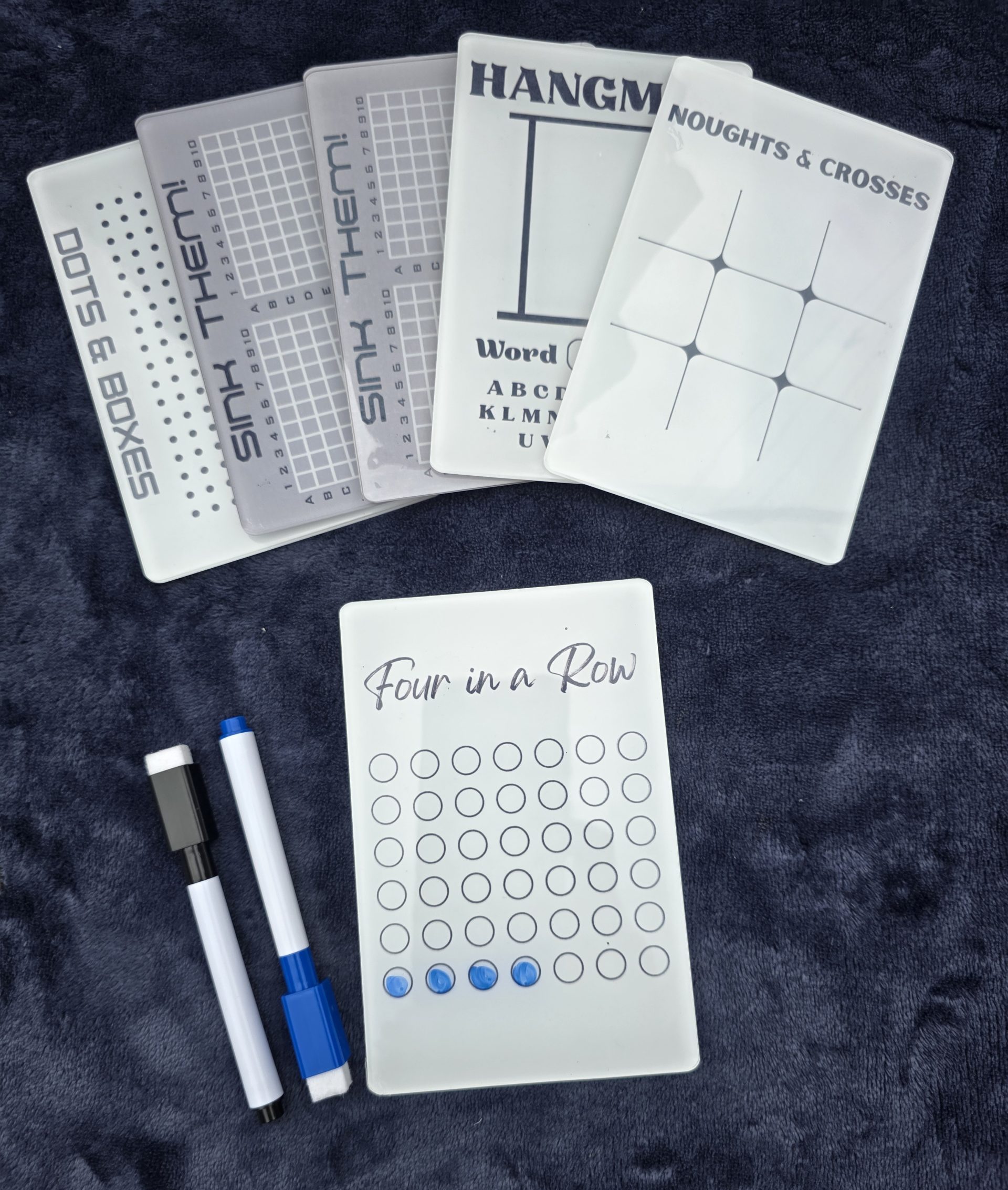 Reusable Travel Games Set