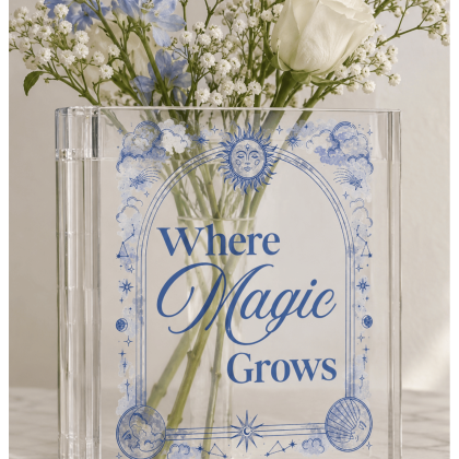 Acrylic Book Vase