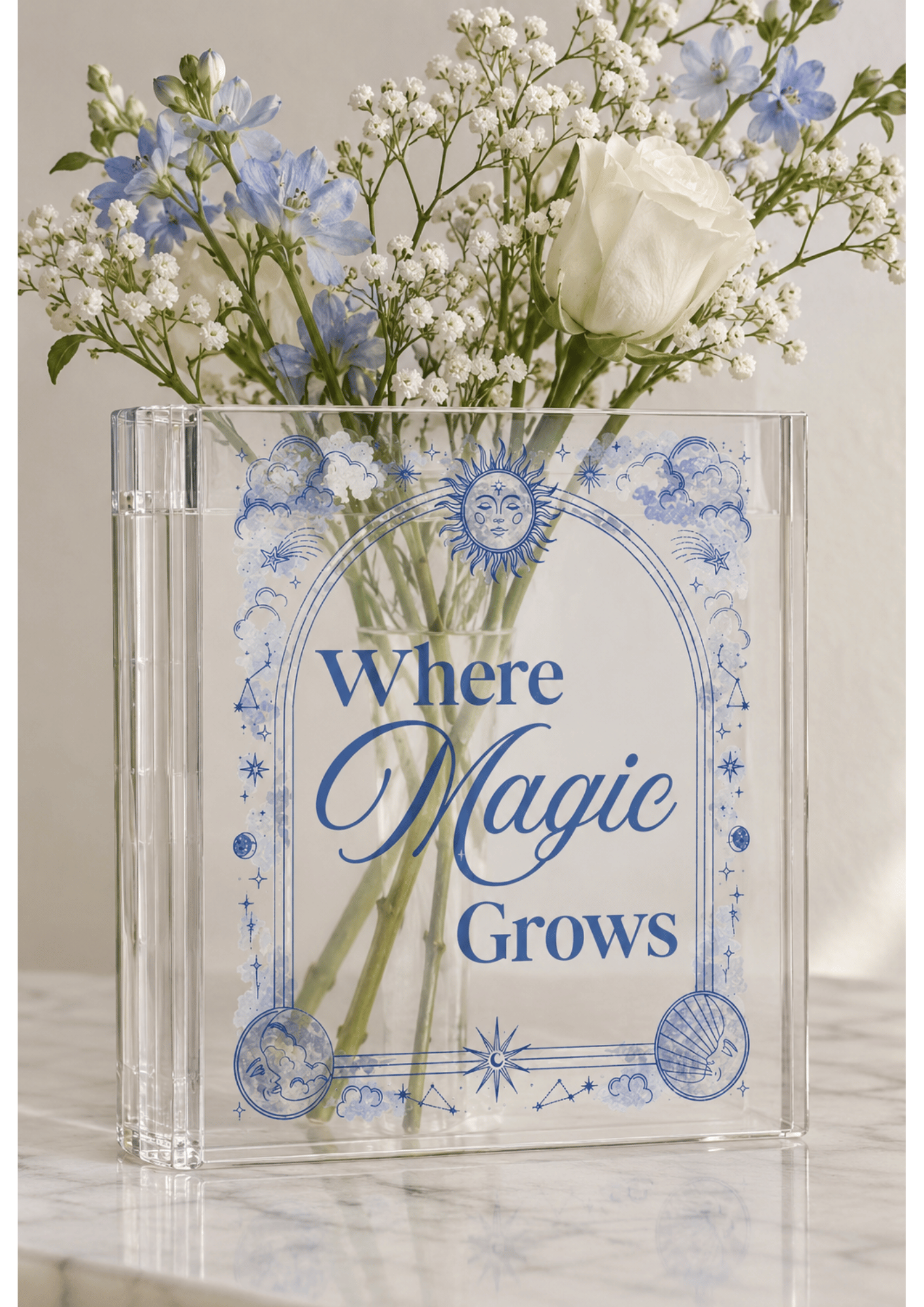 Acrylic Book Vase