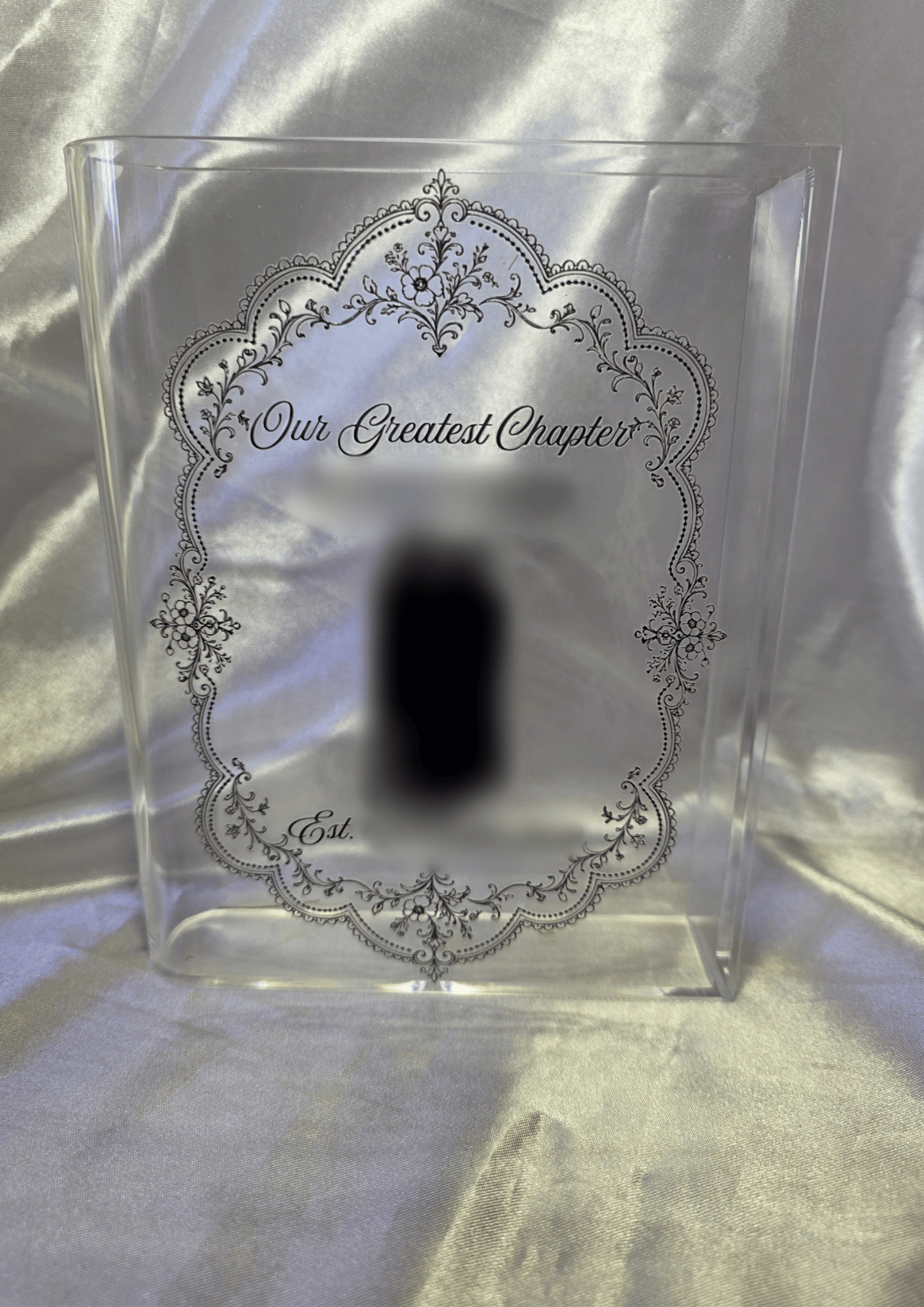 Acrylic Book Vase