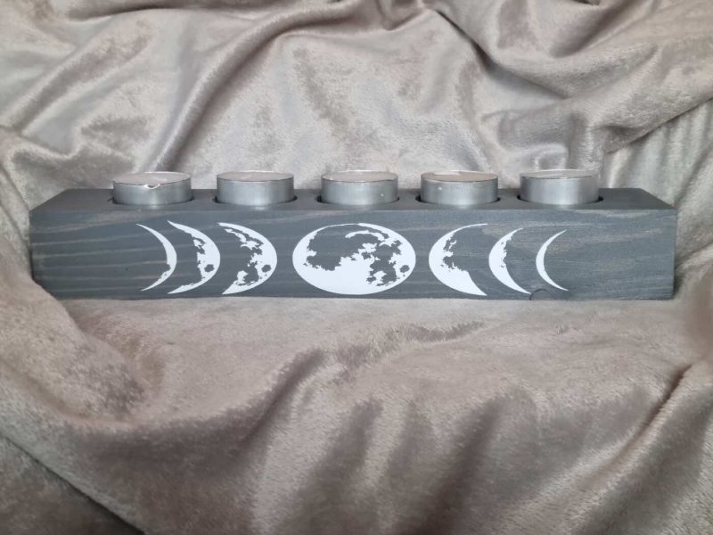 Moon Phases Tealight Holder