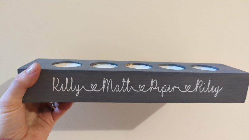 Personalised Tealight Holder