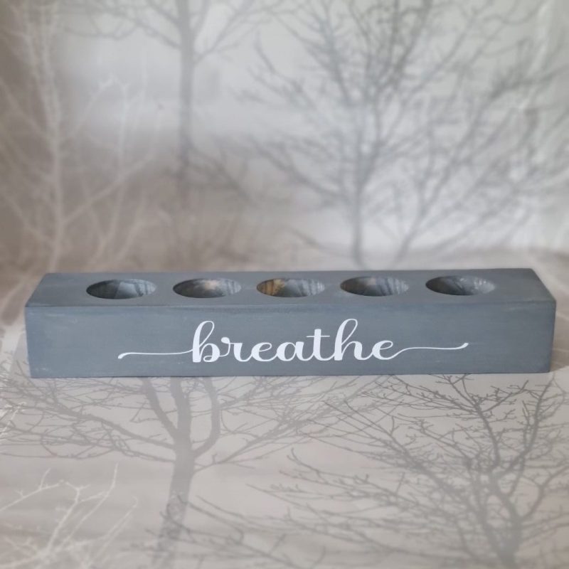 'Breathe' Tealight Holder