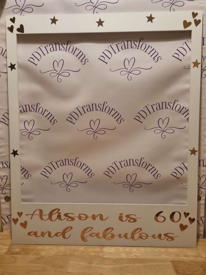 60th Birthday Selfie Frame
