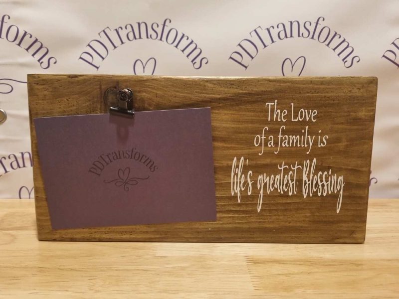 The love of a family Photo Block