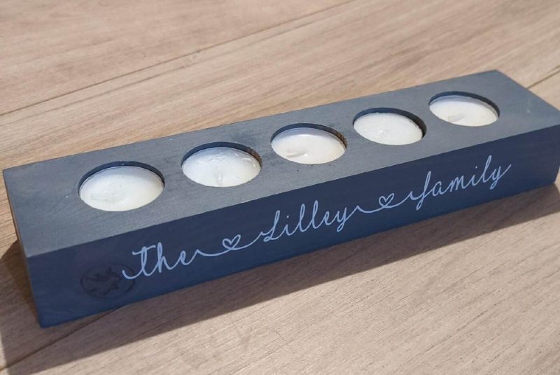Personalised Tealight Holder