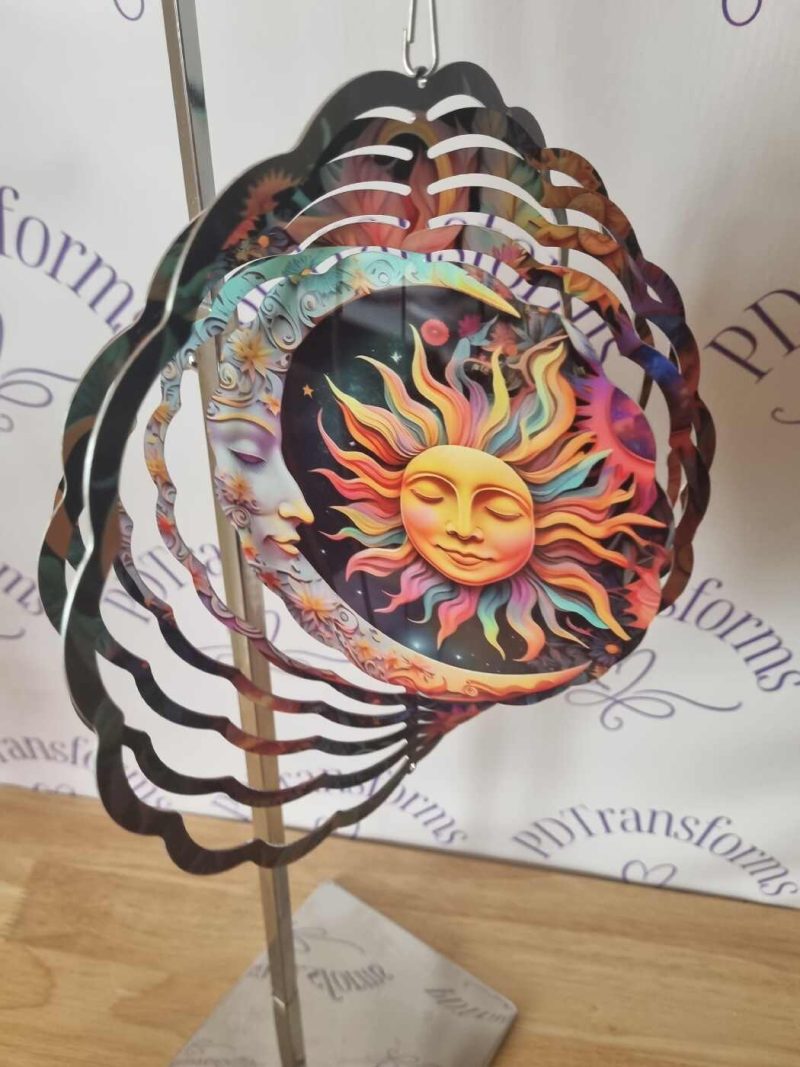 Sun & Moon Wind Spinner