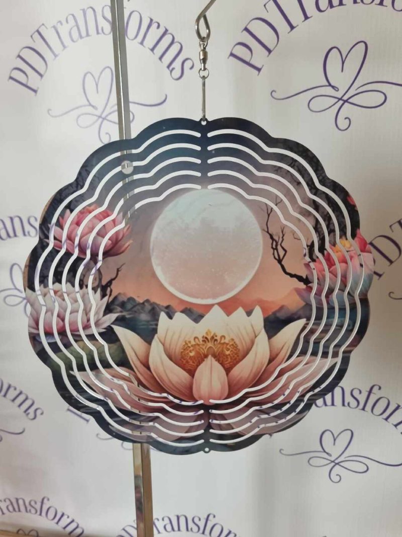 Lotus Flower Wind Spinner