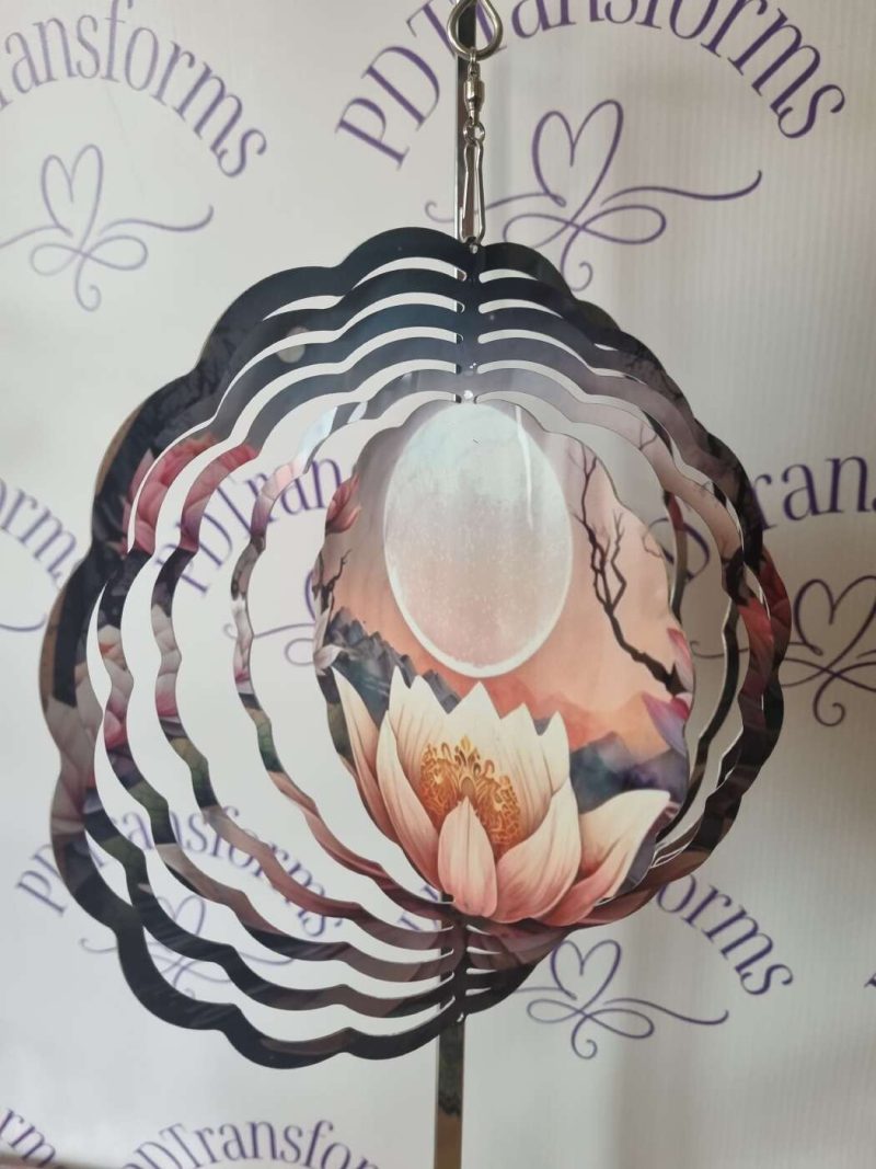 Lotus Flower Wind Spinner
