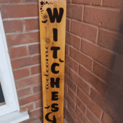 Welcome Witches Porch Sign