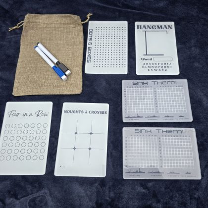 Reusable Travel Games Set