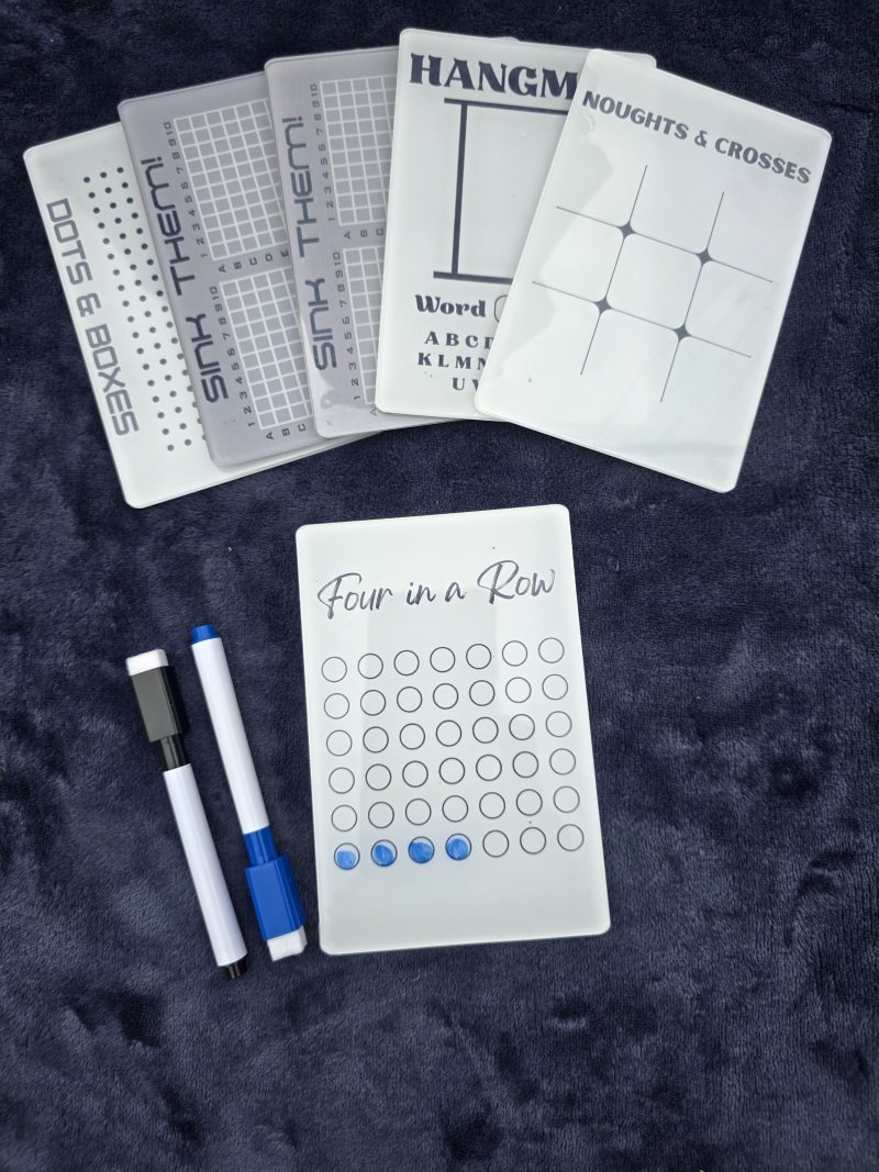 Reusable Travel Games Set